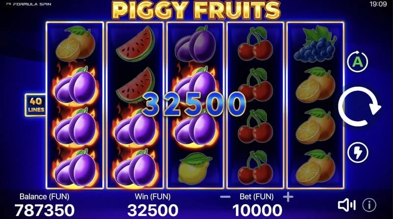 Piggy Fruits - mchanganyiko wa nguruwe-benki na alama za matunda